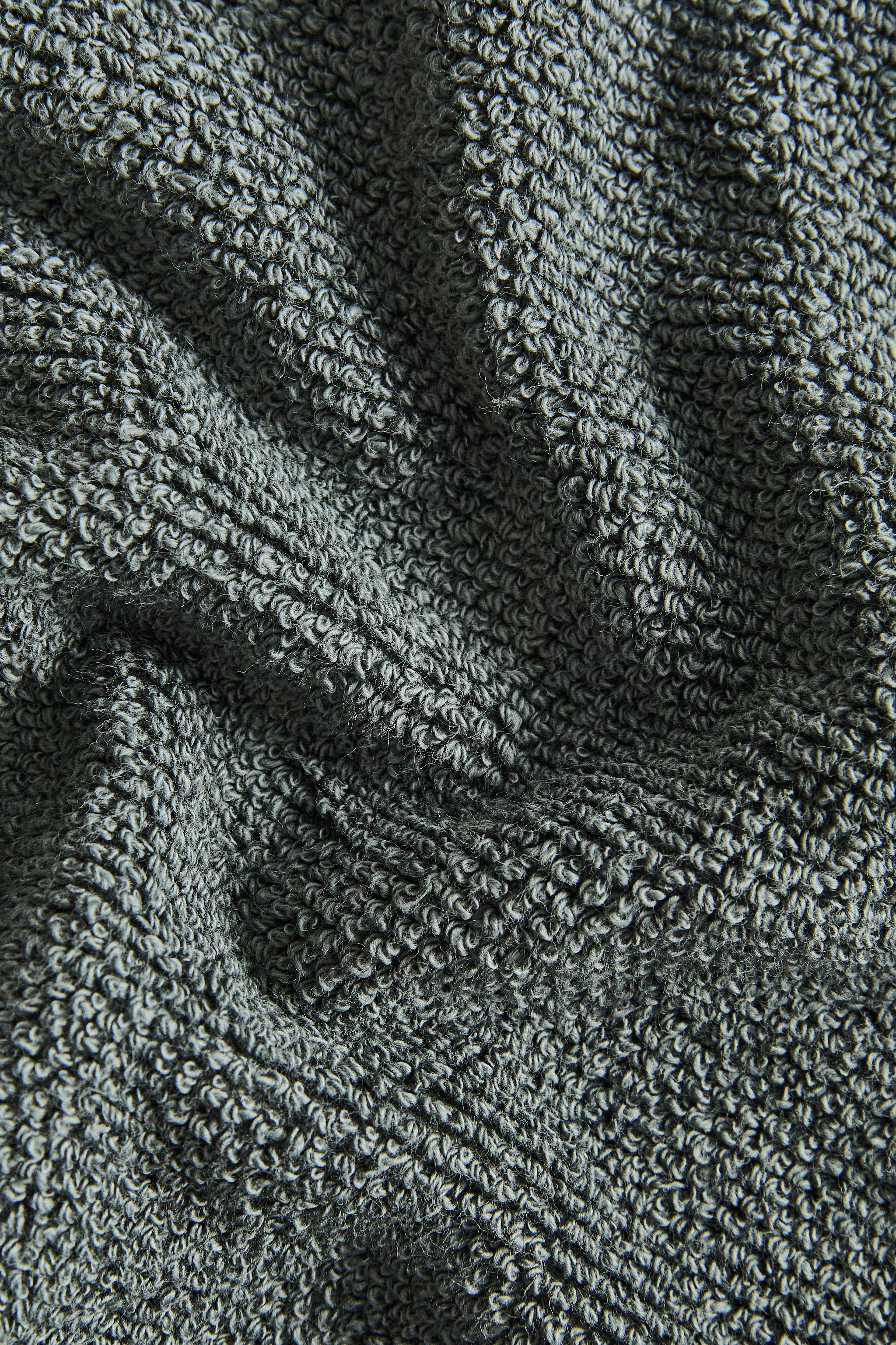 SET OF RICE STITCH COTTON HAND TOWELS (SET OF 3)